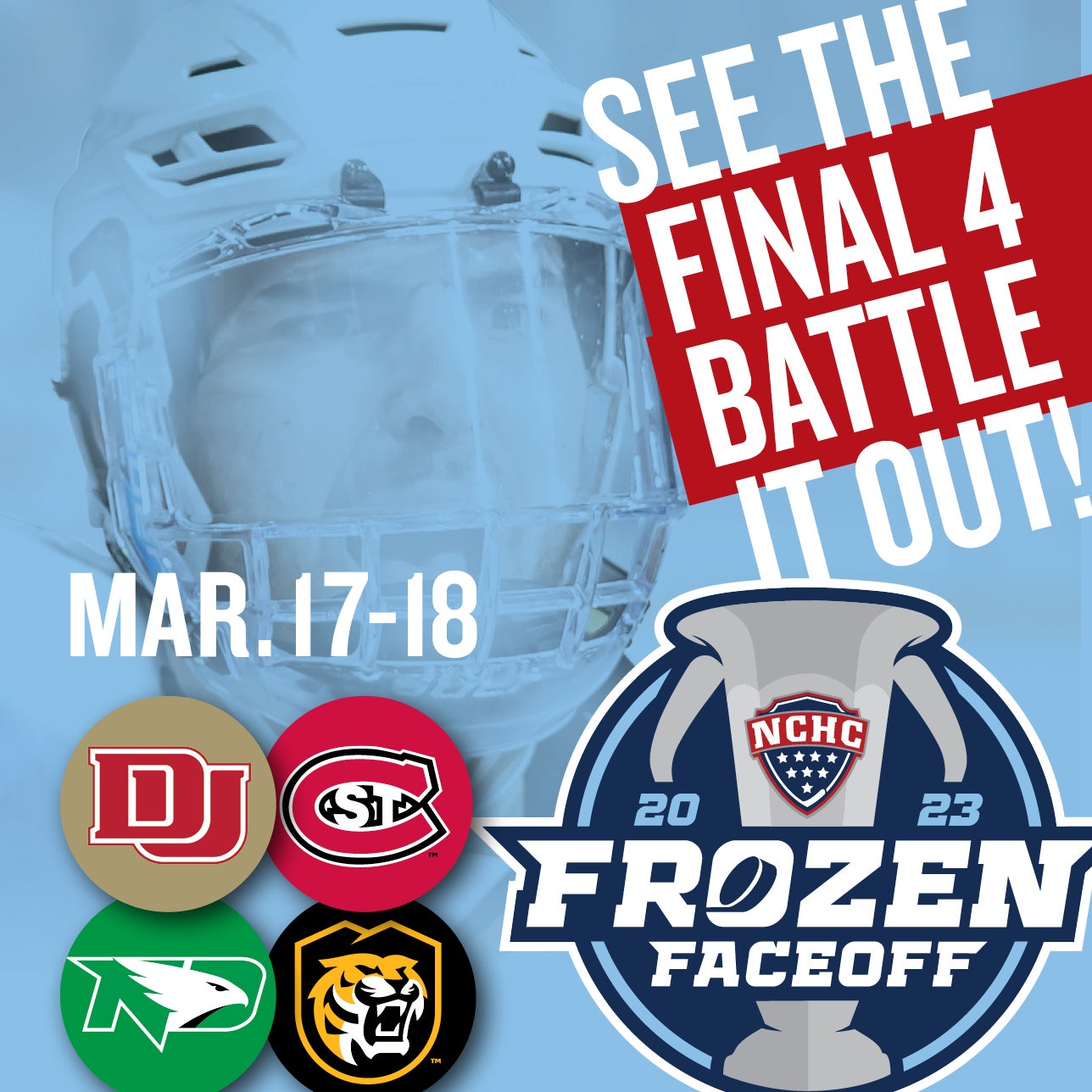 NCHC Frozen Faceoff Xcel Energy Center