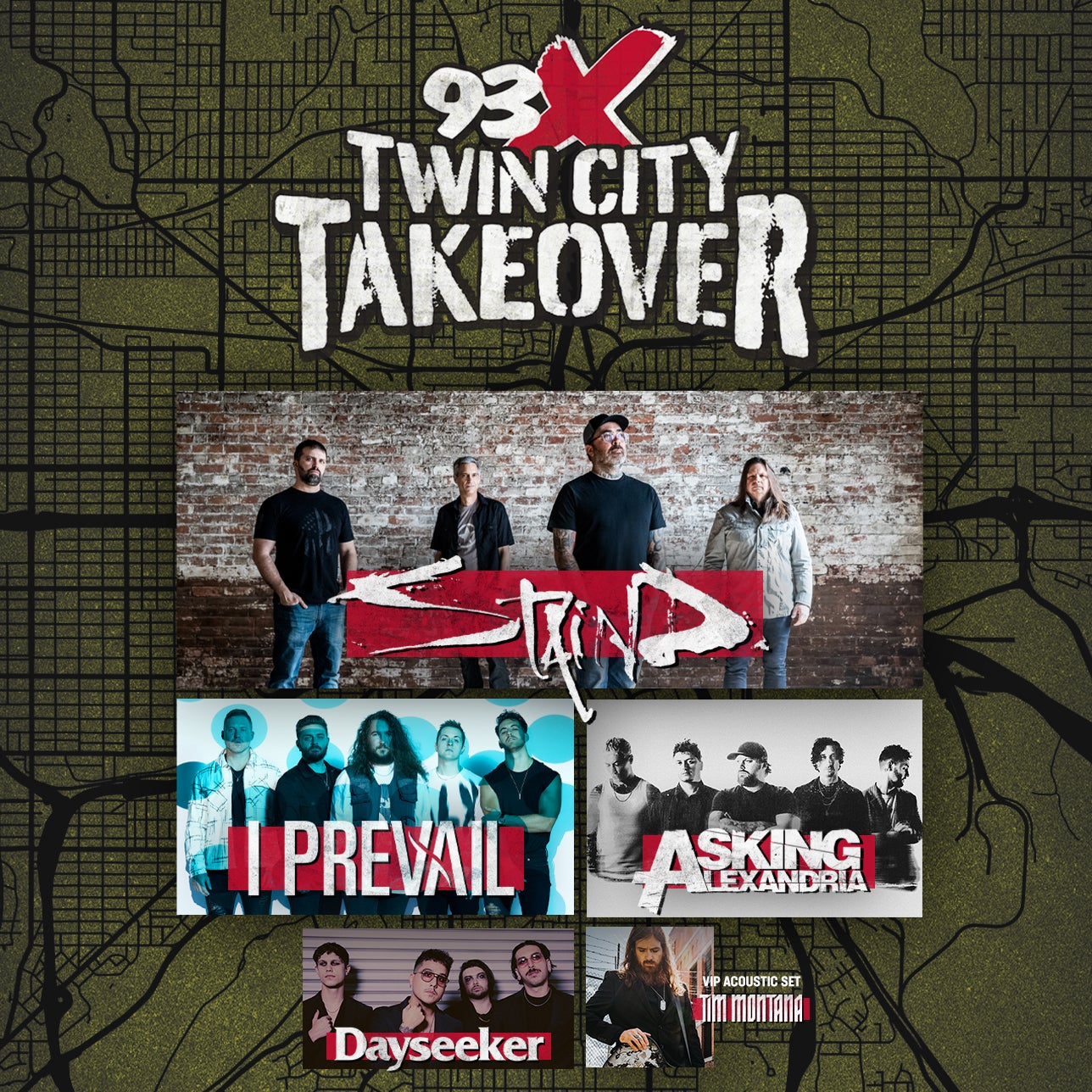 93X Twin City Takeover starring Staind