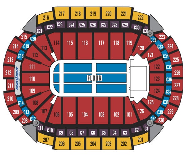 Xcel Center Hartford Seating Chart