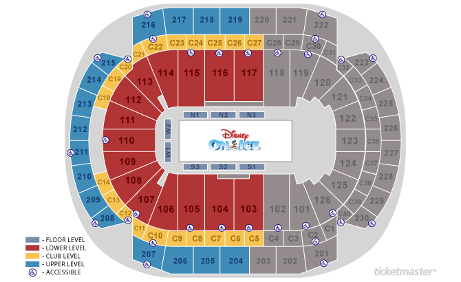 Disney On Ice Seating Chart Target Center