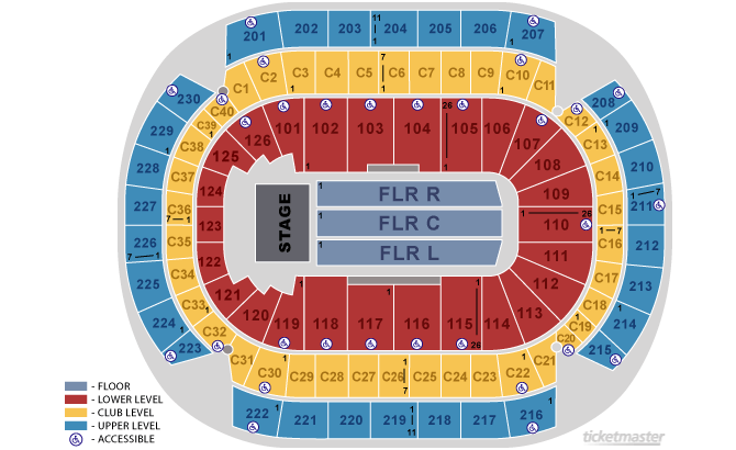 Xcel Energy Seating Chart View