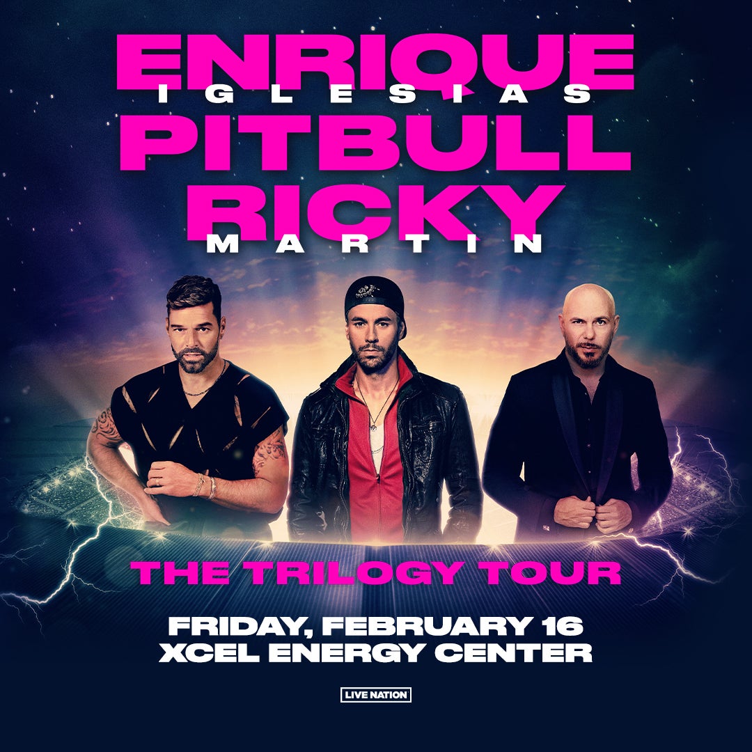 Enrique Iglesias, Ricky Martin and Pitbull February 16, 2024