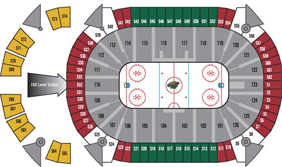 Xcel Energy Center Seating Chart, Xcel Energy Center