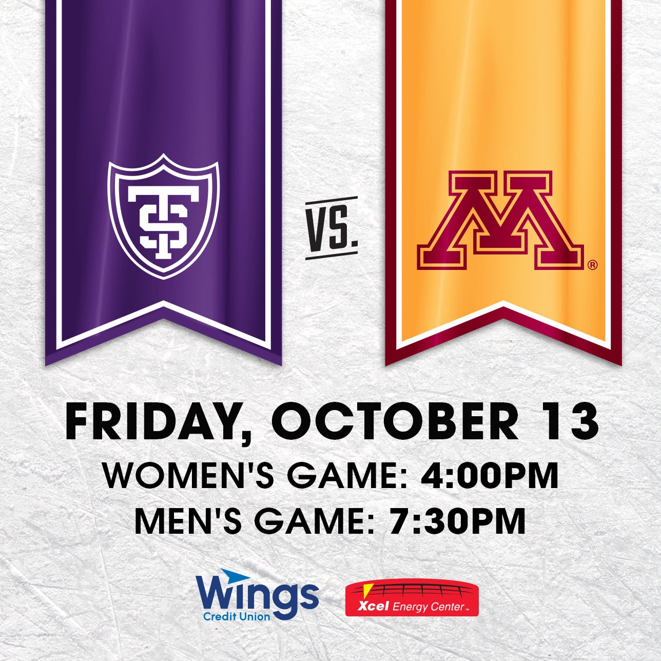 St. Thomas vs. Minnesota Men's & Women's Hockey