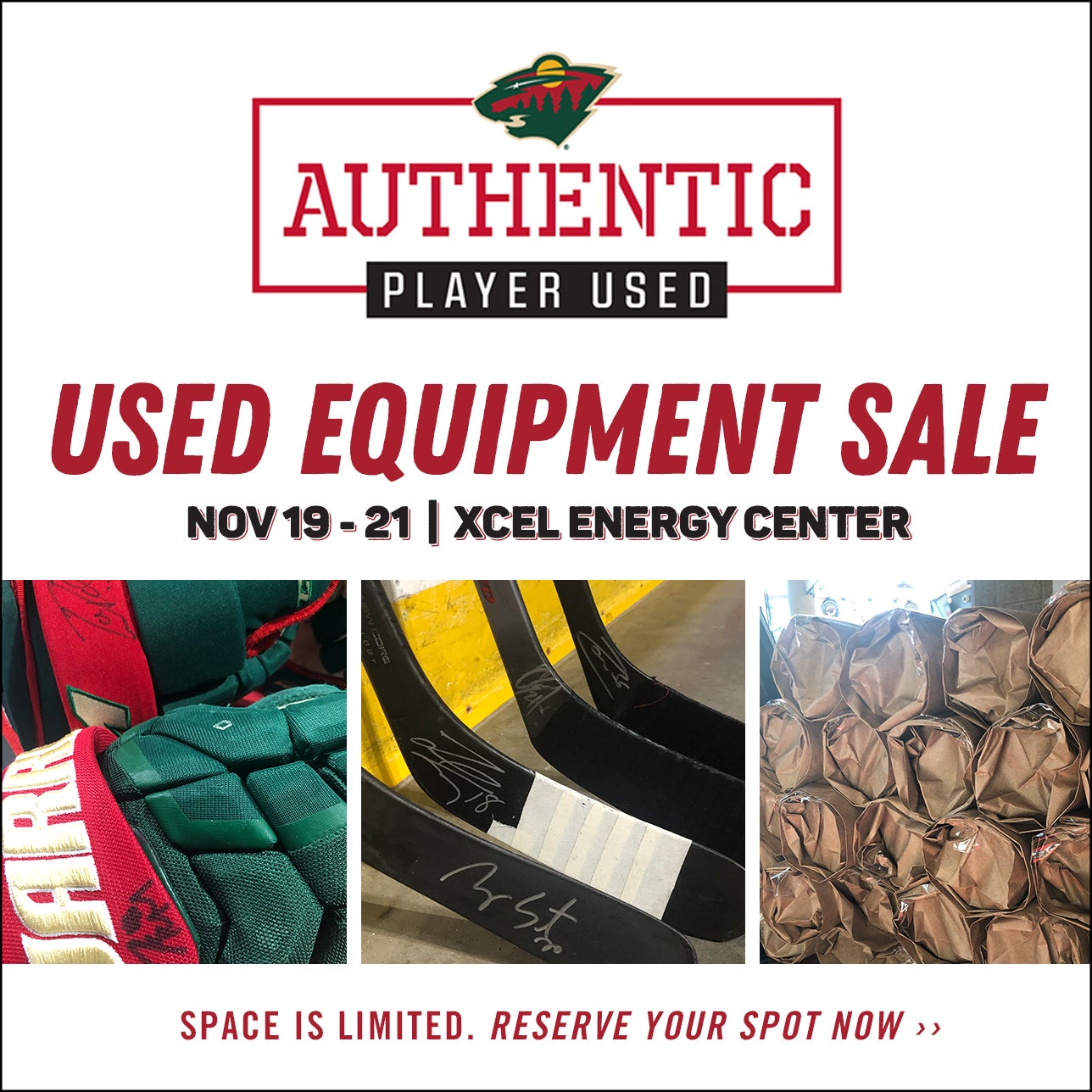 Hockey Lodge Player Used Equipment Sale