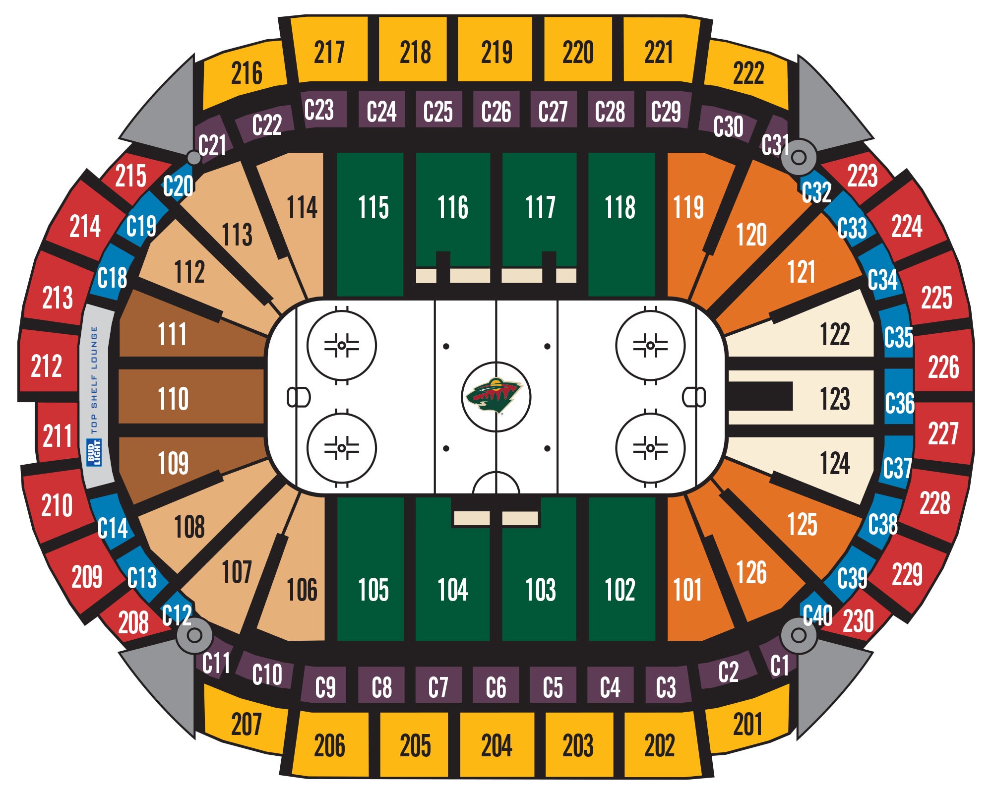 Minnesota Wild Tickets  Xcel Energy Center in St Paul